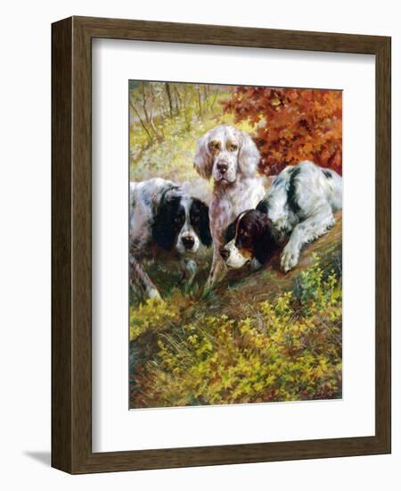 Setters-Edmund Henry Osthaus-Framed Giclee Print