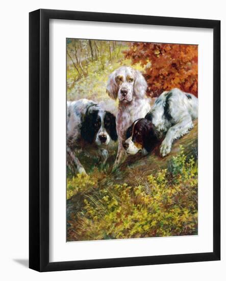 Setters-Edmund Henry Osthaus-Framed Giclee Print