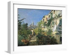 Settignano Garden-Telemaco Signorini-Framed Giclee Print