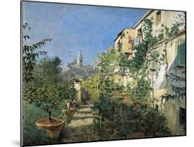 Settignano Garden-Telemaco Signorini-Mounted Giclee Print