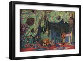 'Setting for Scheherazade', 1910-Leon Bakst-Framed Giclee Print