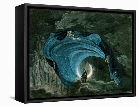 Setting for the Appearance of Astrofiammante, Queen of the Night, from Mozart's 'Magic Flute',…-null-Framed Stretched Canvas