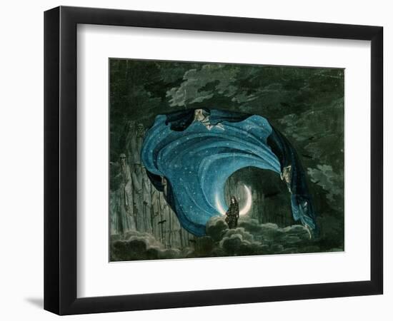 Setting for the Appearance of Astrofiammante, Queen of the Night, from Mozart's 'Magic Flute',…-null-Framed Giclee Print