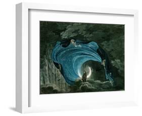 Setting for the Appearance of Astrofiammante, Queen of the Night, from Mozart's 'Magic Flute',…-null-Framed Giclee Print