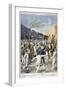 Setting Free of the Italian Prisoners, Abyssinia, 1896-F Meaulle-Framed Giclee Print