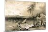 Setting in of the Monsoon, Cannanore Fort, 1847-TJ Rawlins-Mounted Giclee Print