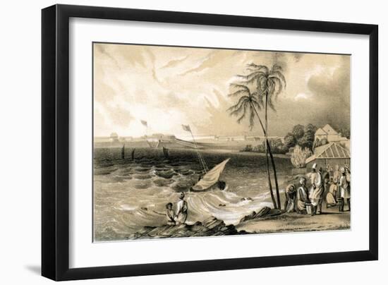 Setting in of the Monsoon, Cannanore Fort, 1847-TJ Rawlins-Framed Giclee Print