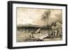 Setting in of the Monsoon, Cannanore Fort, 1847-TJ Rawlins-Framed Giclee Print