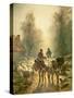 Setting Off for Market-Constant-emile Troyon-Stretched Canvas