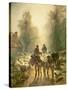 Setting Off for Market-Constant-emile Troyon-Stretched Canvas