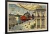 Setting Off on an Airship Ride in the Year 2000-null-Framed Giclee Print