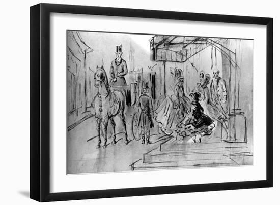 Setting Out, 19th Century-Constantin Guys-Framed Giclee Print