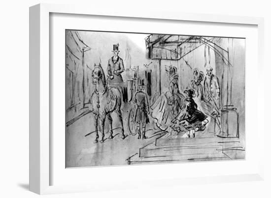 Setting Out, 19th Century-Constantin Guys-Framed Giclee Print