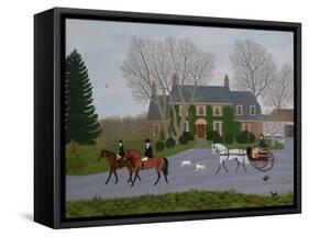 Setting Out for the Meet-Vincent Haddelsey-Framed Stretched Canvas