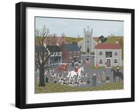 Setting Out from 'The Plough'-Vincent Haddelsey-Framed Giclee Print