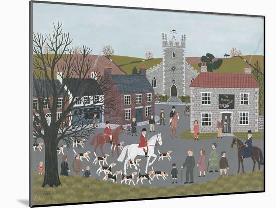 Setting Out from 'The Plough'-Vincent Haddelsey-Mounted Giclee Print