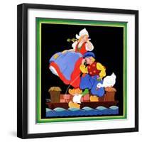 Setting Sail - Child Life-Frans Kirn-Framed Giclee Print