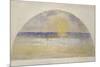 Setting Sun and Fog-Camille Pissarro-Mounted Giclee Print