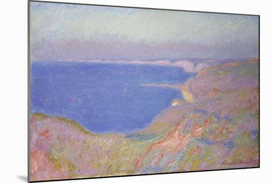 Setting Sun at Dieppe, 1897-Claude Monet-Mounted Giclee Print