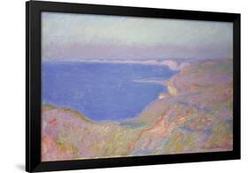 Setting Sun at Dieppe, 1897-Claude Monet-Framed Giclee Print