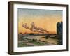 Setting Sun at Ivry, circa 1872-73-Armand Guillaumin-Framed Giclee Print