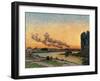 Setting Sun at Ivry, circa 1872-73-Armand Guillaumin-Framed Giclee Print