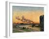 Setting Sun at Ivry, circa 1872-73-Armand Guillaumin-Framed Giclee Print