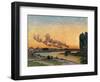 Setting Sun at Ivry, circa 1872-73-Armand Guillaumin-Framed Giclee Print