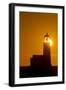 Setting Sun Behind Oregons Oldest Lighthouse at Cape Blanco Sp, Oregon-Chuck Haney-Framed Photographic Print