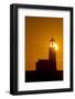 Setting Sun Behind Oregons Oldest Lighthouse at Cape Blanco Sp, Oregon-Chuck Haney-Framed Photographic Print