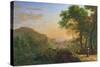 Setting Sun, Italy-Herman Van Swanevelt-Stretched Canvas