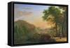 Setting Sun, Italy-Herman Van Swanevelt-Framed Stretched Canvas