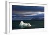 Setting Sun Lights Iceberg in Palanderbukta Bay-Paul Souders-Framed Photographic Print