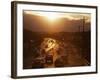 Setting Sun on Avenida Boulevard, Albuquerque, New Mexico, United States of America, North America-Richard Cummins-Framed Photographic Print