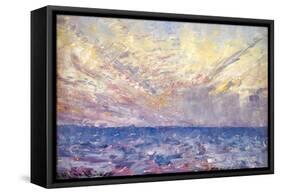 Setting Sun-Frederick McCubbin-Framed Stretched Canvas