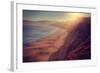 Setting Sunscape at Point Reyes-Vincent James-Framed Photographic Print