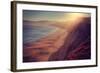 Setting Sunscape at Point Reyes-Vincent James-Framed Photographic Print