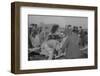 Setting up a tent in the camp for white flood refugees at Forrest City, Arkansas, 1937-Walker Evans-Framed Photographic Print