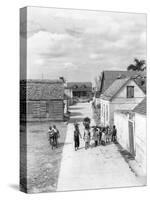 Settlement at Governor's Harbour, Eleuthera, Bahamas, C.1953-null-Stretched Canvas