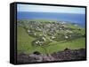 Settlement from the 1961 Volcanic Cone, Edinburgh, Tristan Da Cunha, Mid Atlantic-Renner Geoff-Framed Stretched Canvas