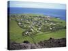 Settlement from the 1961 Volcanic Cone, Edinburgh, Tristan Da Cunha, Mid Atlantic-Renner Geoff-Stretched Canvas