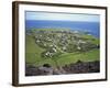 Settlement from the 1961 Volcanic Cone, Edinburgh, Tristan Da Cunha, Mid Atlantic-Renner Geoff-Framed Photographic Print