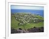 Settlement from the 1961 Volcanic Cone, Edinburgh, Tristan Da Cunha, Mid Atlantic-Renner Geoff-Framed Photographic Print