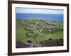 Settlement from the 1961 Volcanic Cone, Edinburgh, Tristan Da Cunha, Mid Atlantic-Renner Geoff-Framed Photographic Print