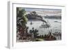 Settlement on the River Ogooue, Congo-null-Framed Giclee Print