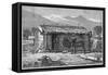 Settlers' Hut, California-null-Framed Stretched Canvas