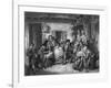 Settlers in Canada Observing the Sabbath-Thomas Faed-Framed Art Print