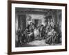 Settlers in Canada Observing the Sabbath-Thomas Faed-Framed Art Print