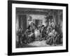 Settlers in Canada Observing the Sabbath-Thomas Faed-Framed Art Print