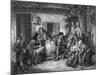 Settlers in Canada Observing the Sabbath-Thomas Faed-Mounted Art Print